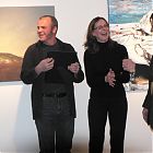 Garfield Dunlop, MPP, presentation to Stuart Leggett & Carol Currie of Carriage House